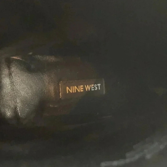 Nine West animal print heeled booties Faux fur Women’s size 5 Pointed toe - Picture 9 of 14